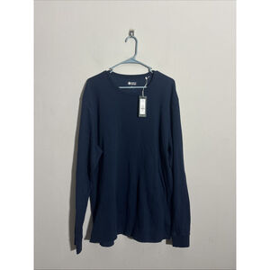 NEW MEN’S ALPINE DESIGN LONG SLEEVE TEE SHIRT SIZE XL AD PEAK DUOFOLD BLUEUPF 50